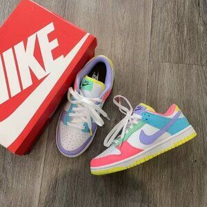 New Nike Dunk Low | Pastel Color - Block, Original Box Included